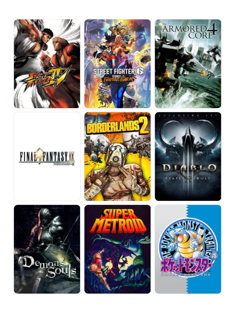 私を構成する9つのゲーム
#My9Games #私を構成する9つのゲーム
my9games.com/s/6e1584d511b4…

9個じゃ足りない