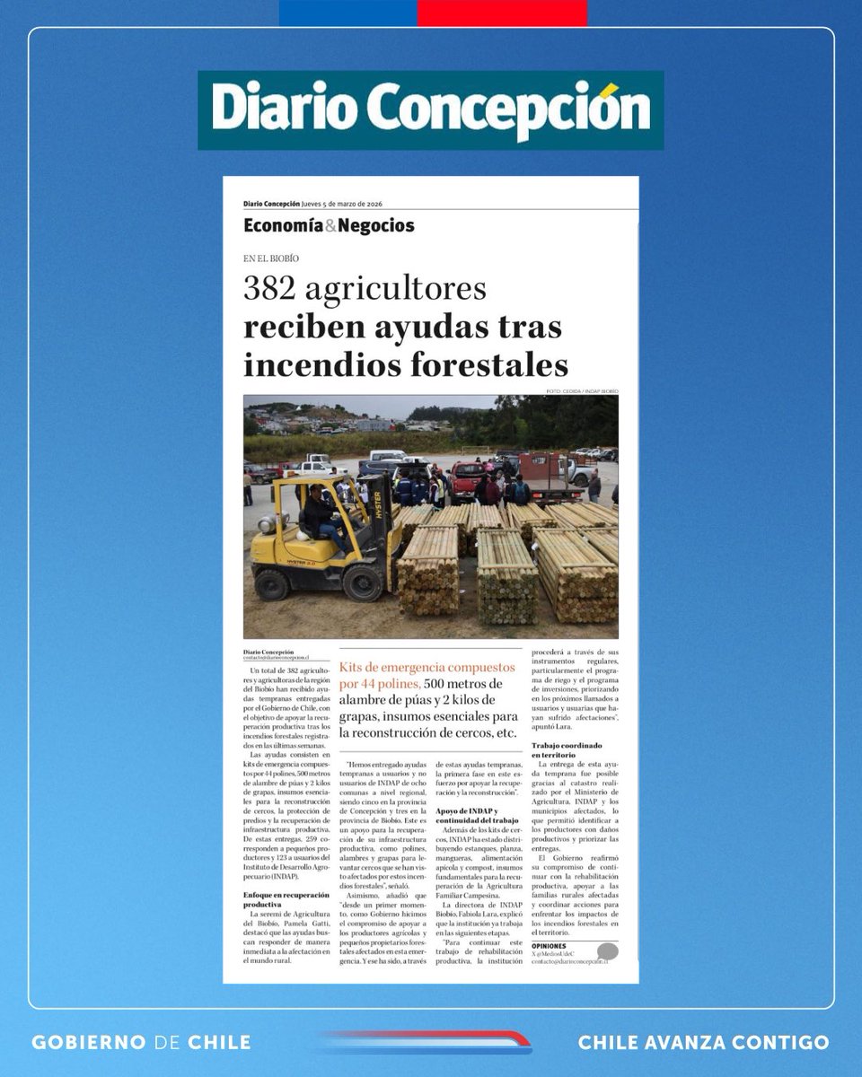 Minagri Biobío tweet media