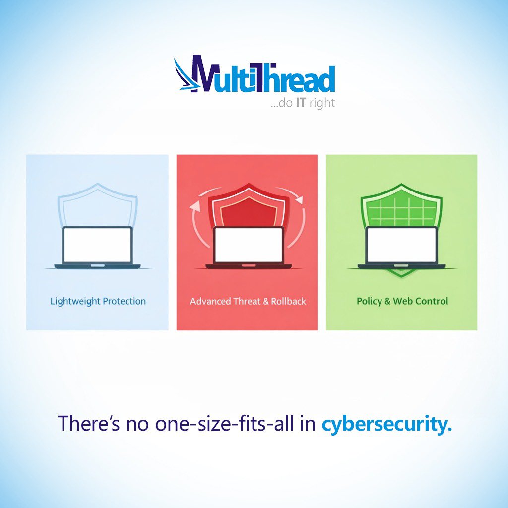 Security is not one-size-fits-all every organisation has different risks, users, devices,&amp; compliance needs, so the right protection must carefully fit the business. The best security strategy balances performance, protection,&amp; practicality.#CyberSecurity #EndpointSecurity #Ghana