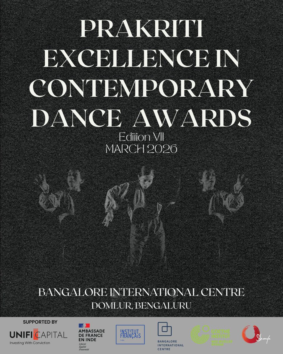 prakritif's tweet photo. Mark your Calendars!!!
We are delighted to present the 7th edition of Prakriti Excellence in Contemporary Dance Awards, with the support of UNIFI Foundation & @ifiofficiel at @bicblr
#PECDA #ContemporaryDance #IndianContemporaryDance https://t.co/jE5tV3TD35