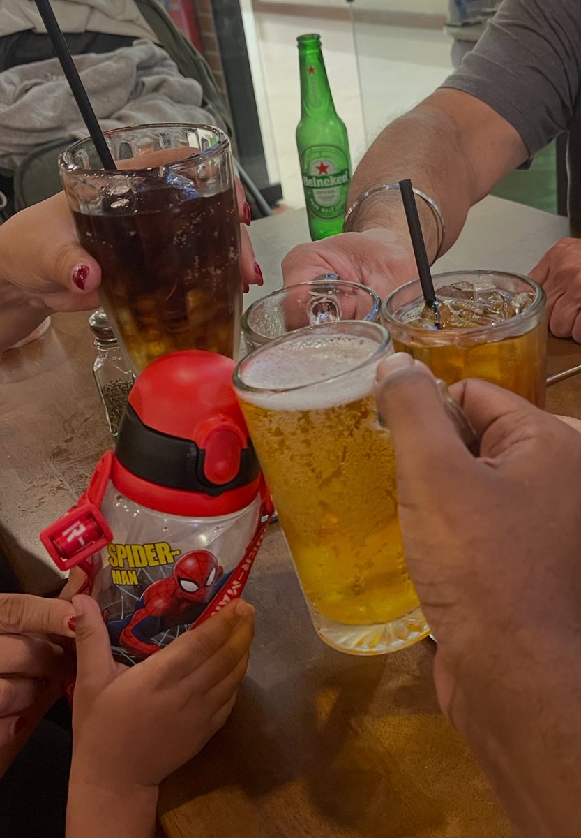 brought my 2yo out for drinks