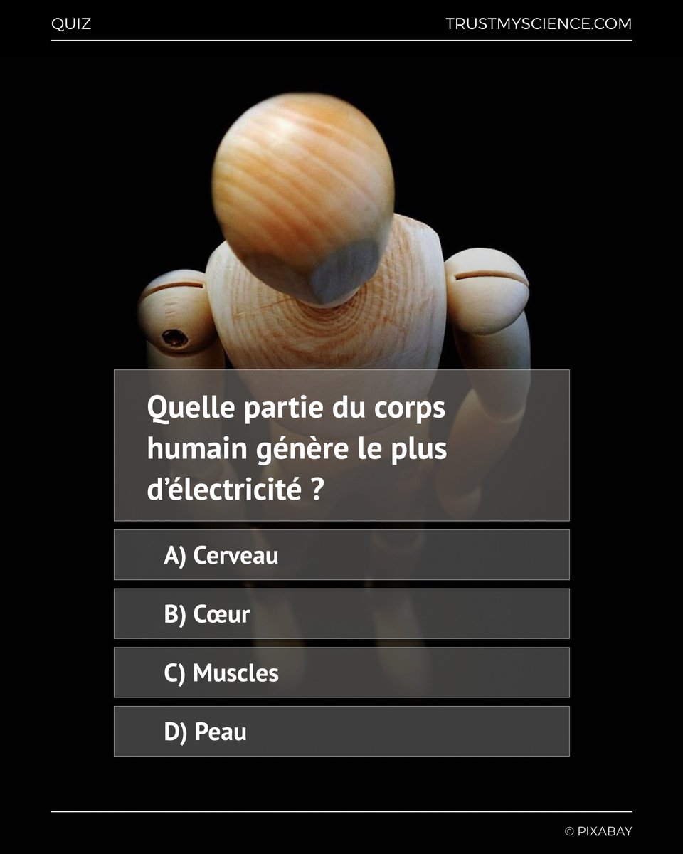 TrustMyScience's tweet image. Connaissez-vous la réponse ?

Dites-le-nous en commentaires 👇 

#sciencefacts #humanbody #Quiz