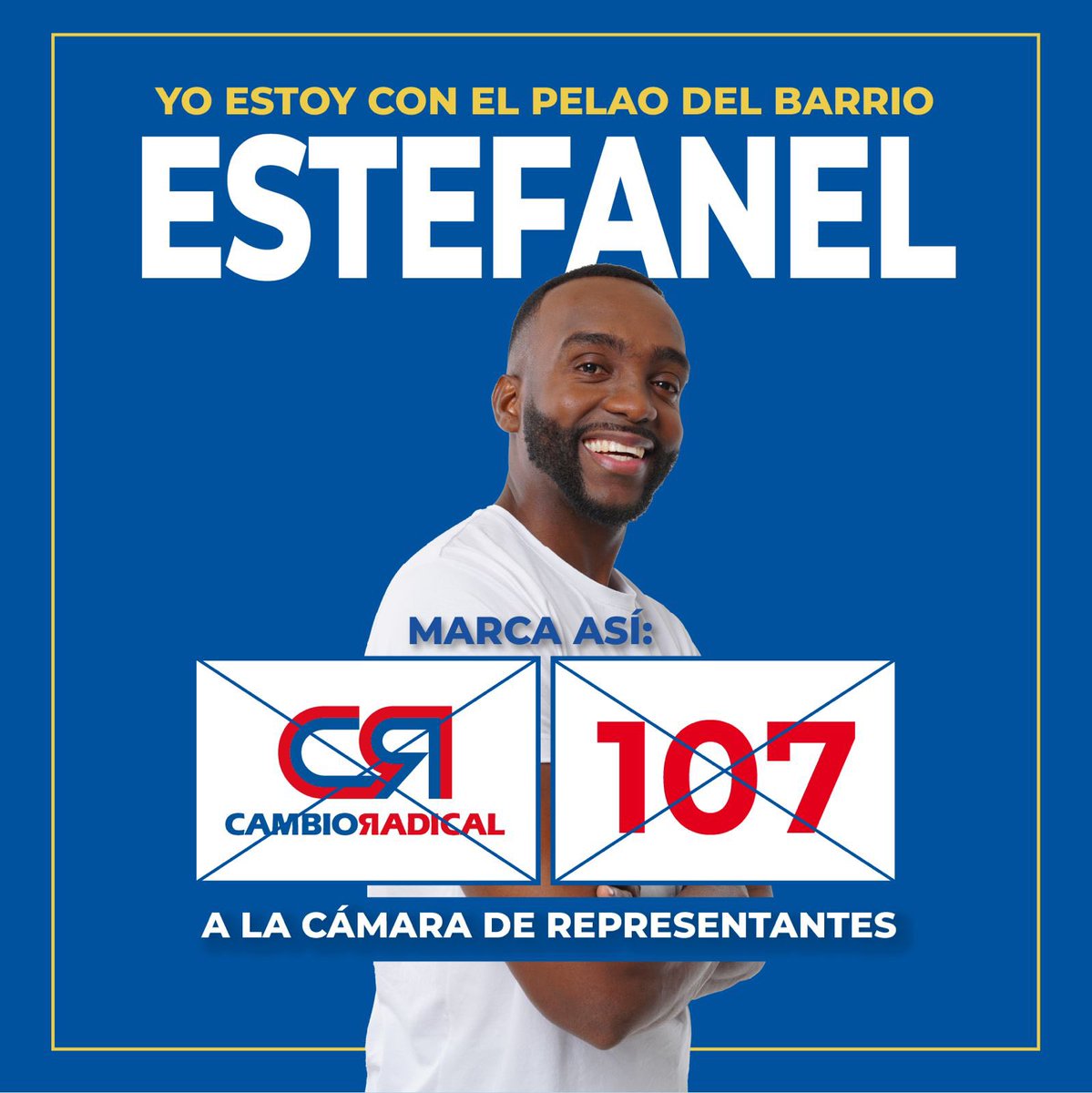 Recuerda: 

Cambio Radical 107 a la Cámara de Representantes por el Atlántico 🫶🏿🔵🔴