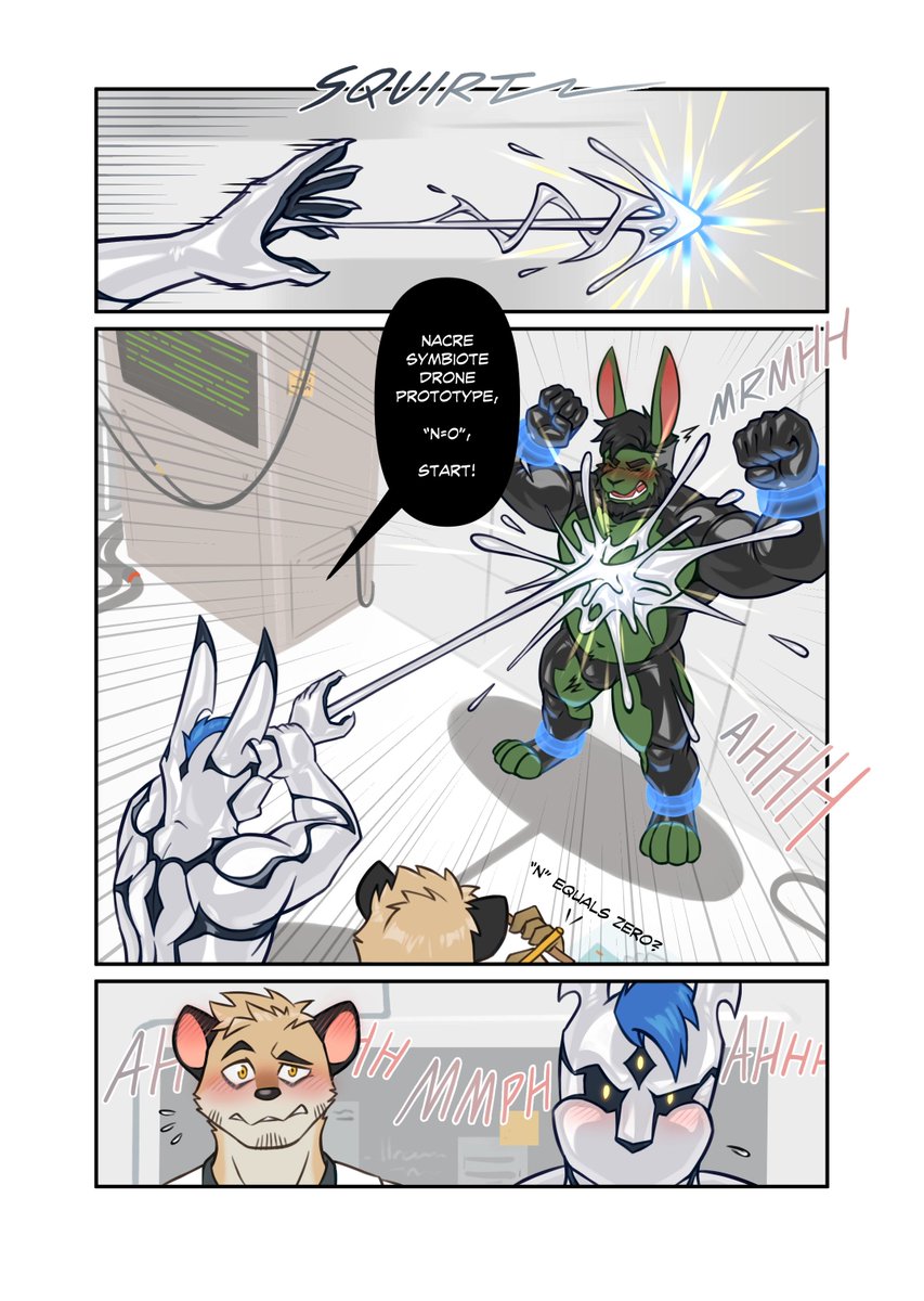 7ai7ang7ai3's tweet photo. First test run of Nacre Symbiote Drone prototype unit “N=0” start! Hope everything goes smoothly 👀

Part of the comic from TAITANG TAI3 Symbiotober Art Compilation Vol.2 

(2/30) https://t.co/IwENpMtV2C