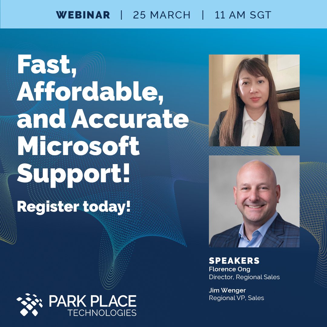 Park Place Technologies tweet media