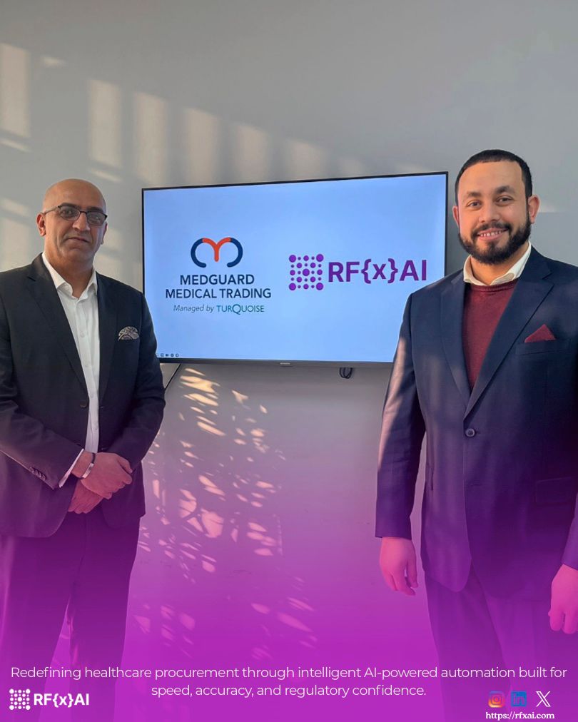 Excited to partner with MEDGUARD MEDICAL TRADING as an RFXAI customer, bringing AI-powered RFx intelligence to healthcare and MedTech.

 rfxai.com/customer-regis…

#HealthTech #MedTech #AI #HealthcareProcurement  #RFXAI #MedGuard