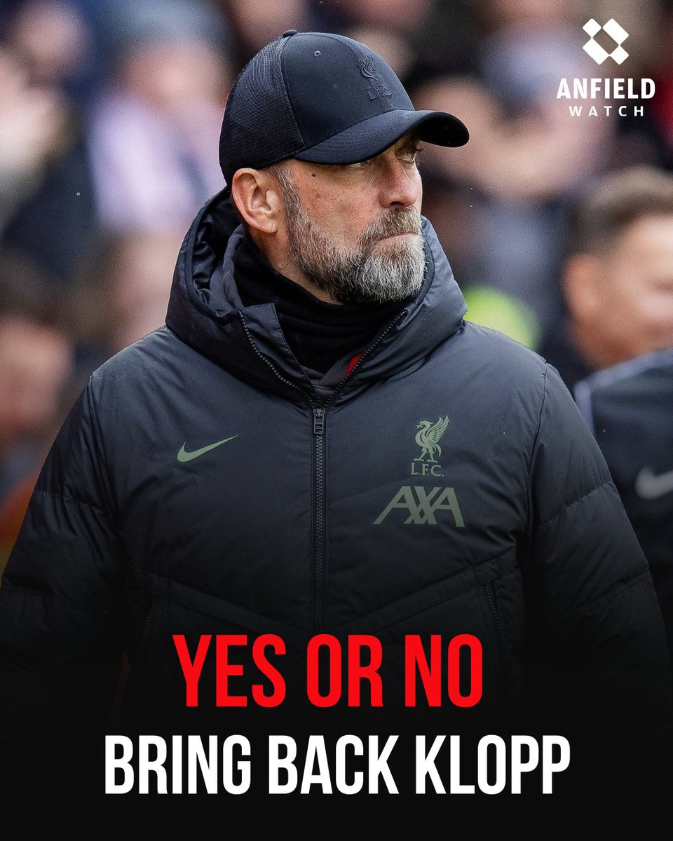 Jurgen Klopp is reportedly open to returning to management 😍

Would you bring him back to replace Arne Slot 🤔