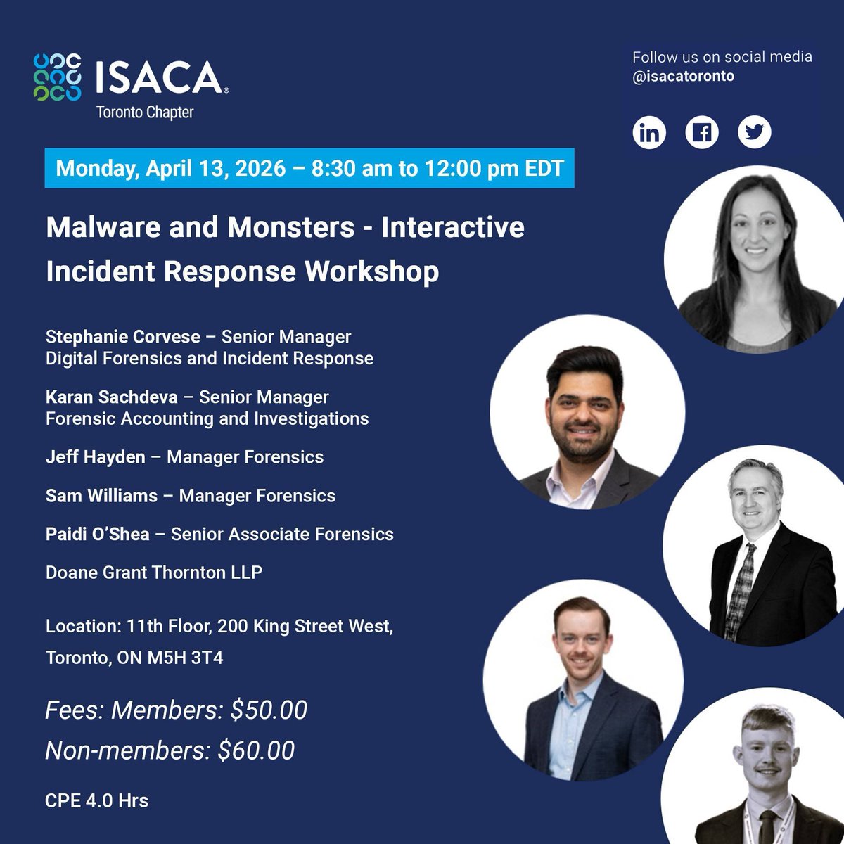 ISACA Toronto tweet media