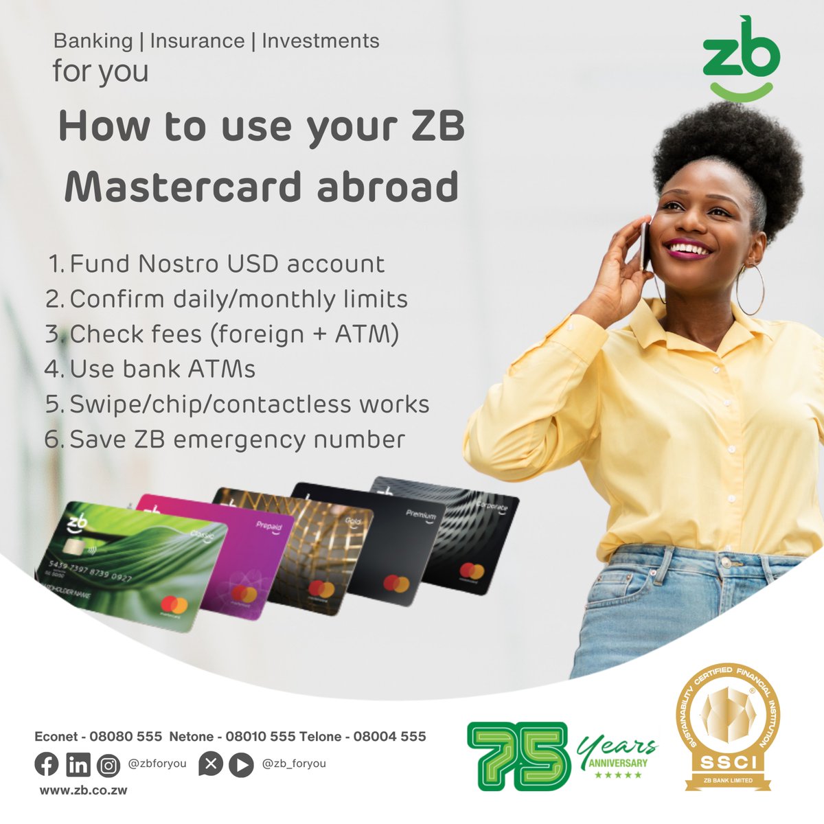 zb_foryou's tweet photo. Travel with confidence! ​
Use your ZB Mastercard abroad for
seamless payments, ATM
withdrawals, and secure transactions
wherever you go. ​

#ZBMastercard #BankAnywhere https://t.co/nzZ4HqBMD2