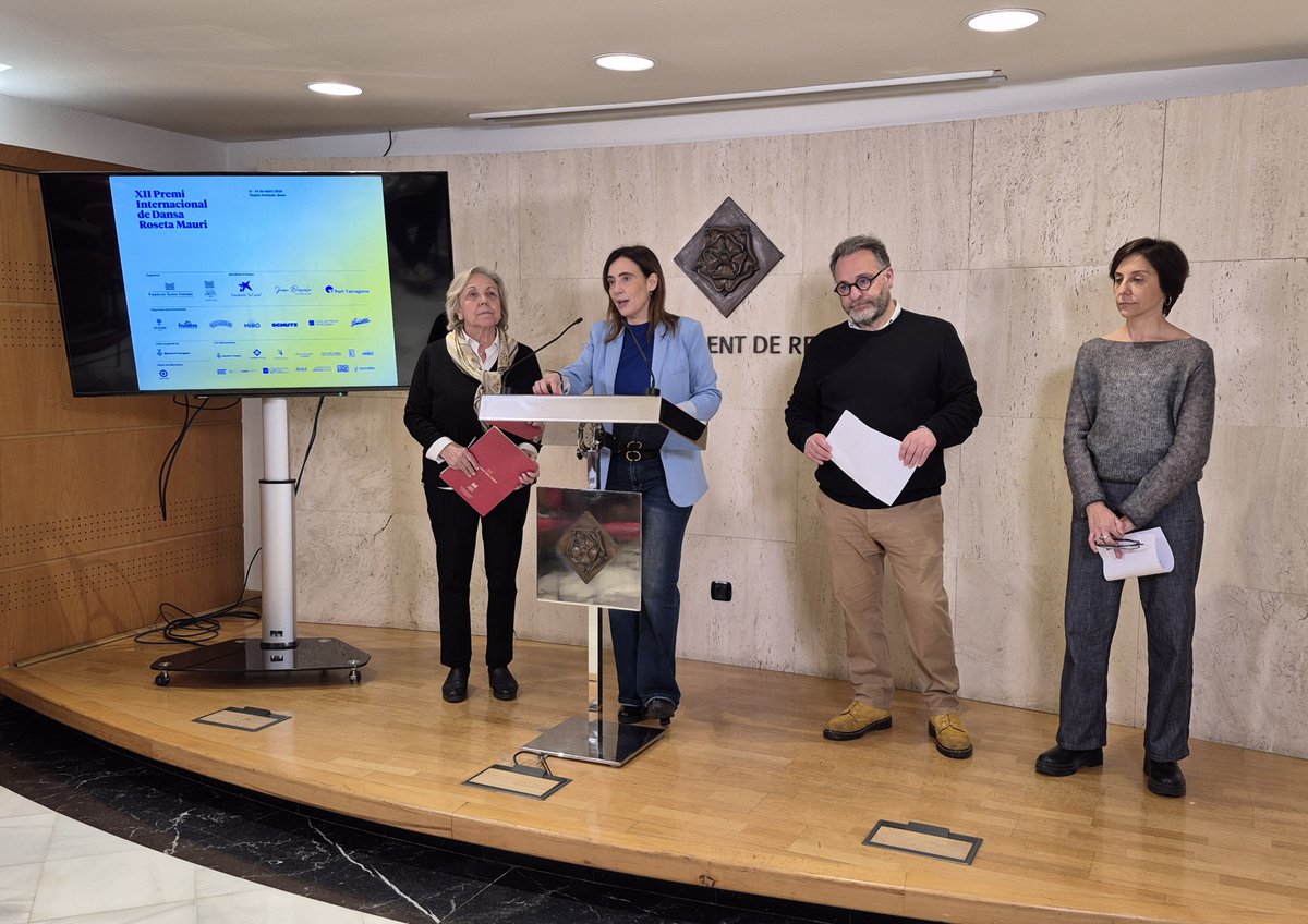 El XII Premi Internacional de Dansa Roseta Mauri reunirà 23 concursants seleccionats al Teatre Fortuny 🩰

ℹ️ reus.cat/noticia/el-xii…

<a href="/ReusCultura/">Reus Cultura</a> 
<a href="/FTeatreFortuny/">Fundació Teatre Fortuny</a>