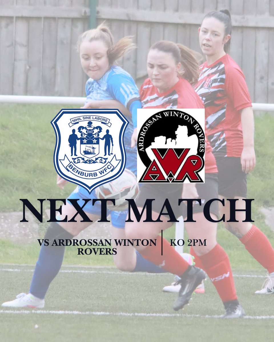 BenburbWfC's tweet photo. We're back at home in league action this weekend. 
 
🏆 SWFL League                 
🆚 Ardrossan Winton Rovers          
📅 Sunday, 8th March                 
📍 New Tinto Park   
⏰ KO 2pm https://t.co/CnOmJB4YnA