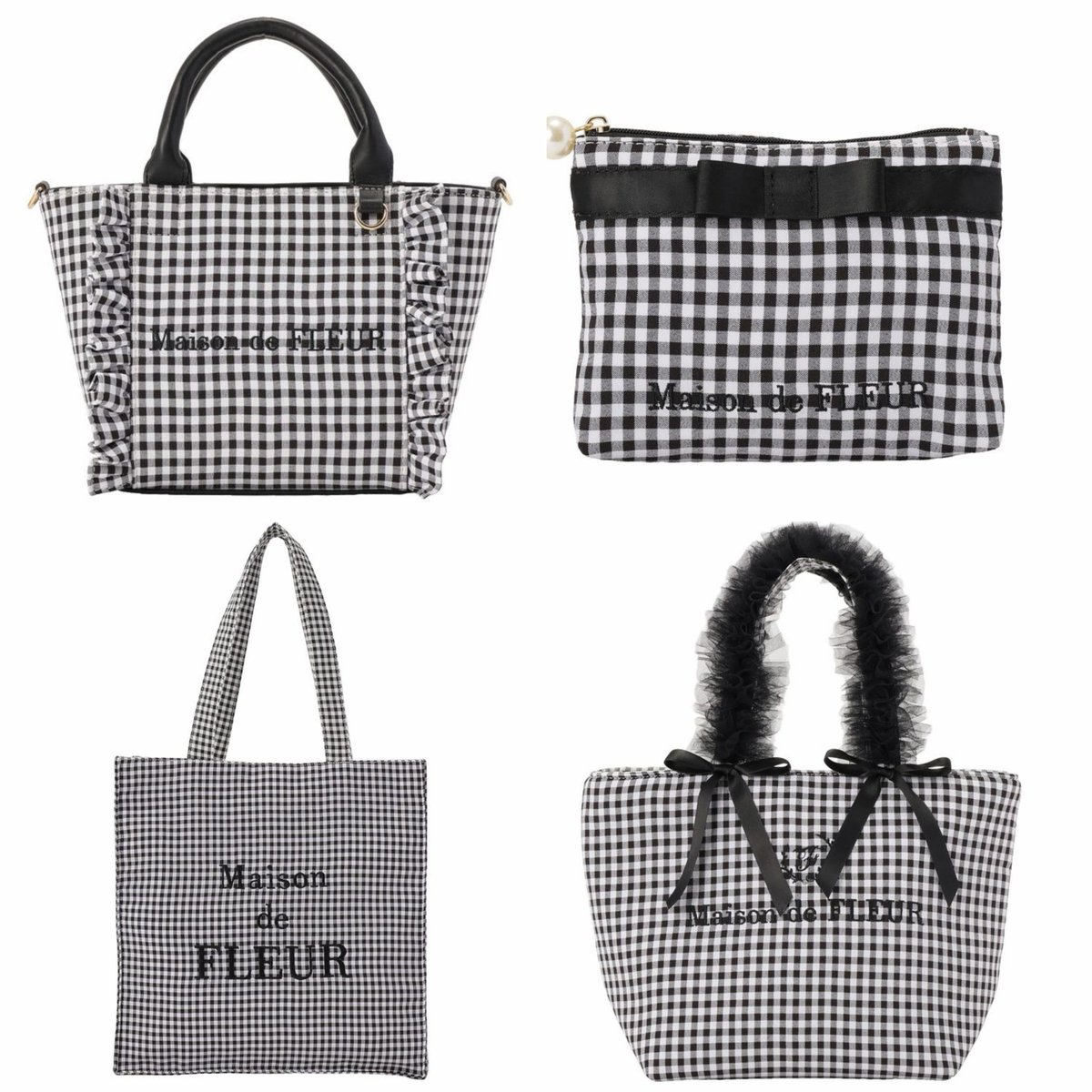 Maison de FLEUR ギンガムチェックシリーズ🎀🩷🖤