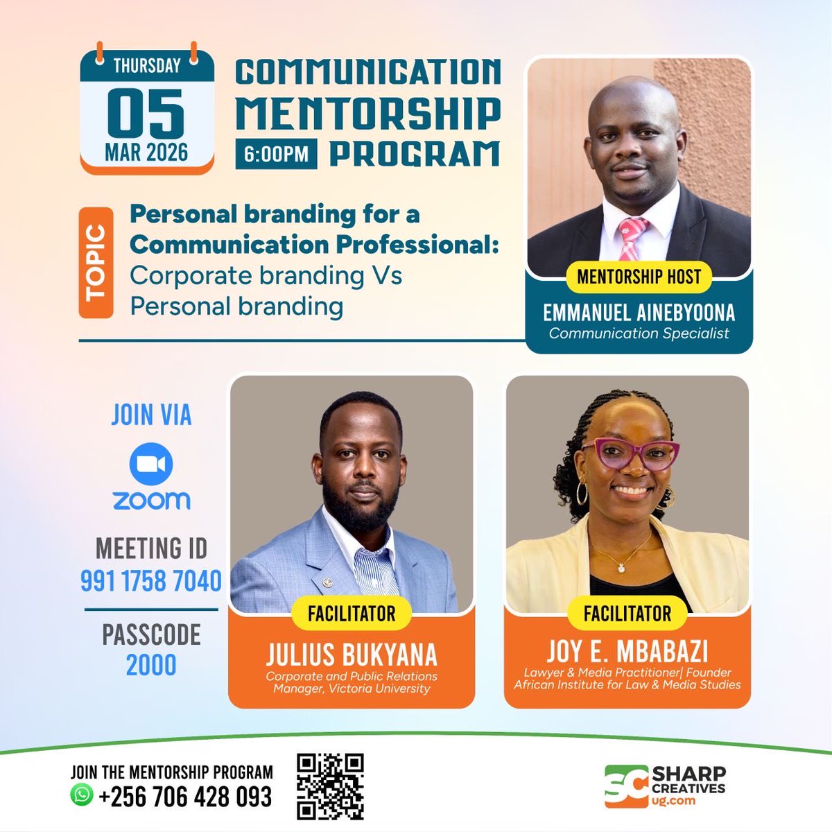 IamTheSparrow's tweet photo. I will be speaking here this evening -in 3 hours time! Join us for a chat on personal branding for a communication professional. Everything you need to be a part is on the flyer. @ainbyoo https://t.co/57CSGgDmlb