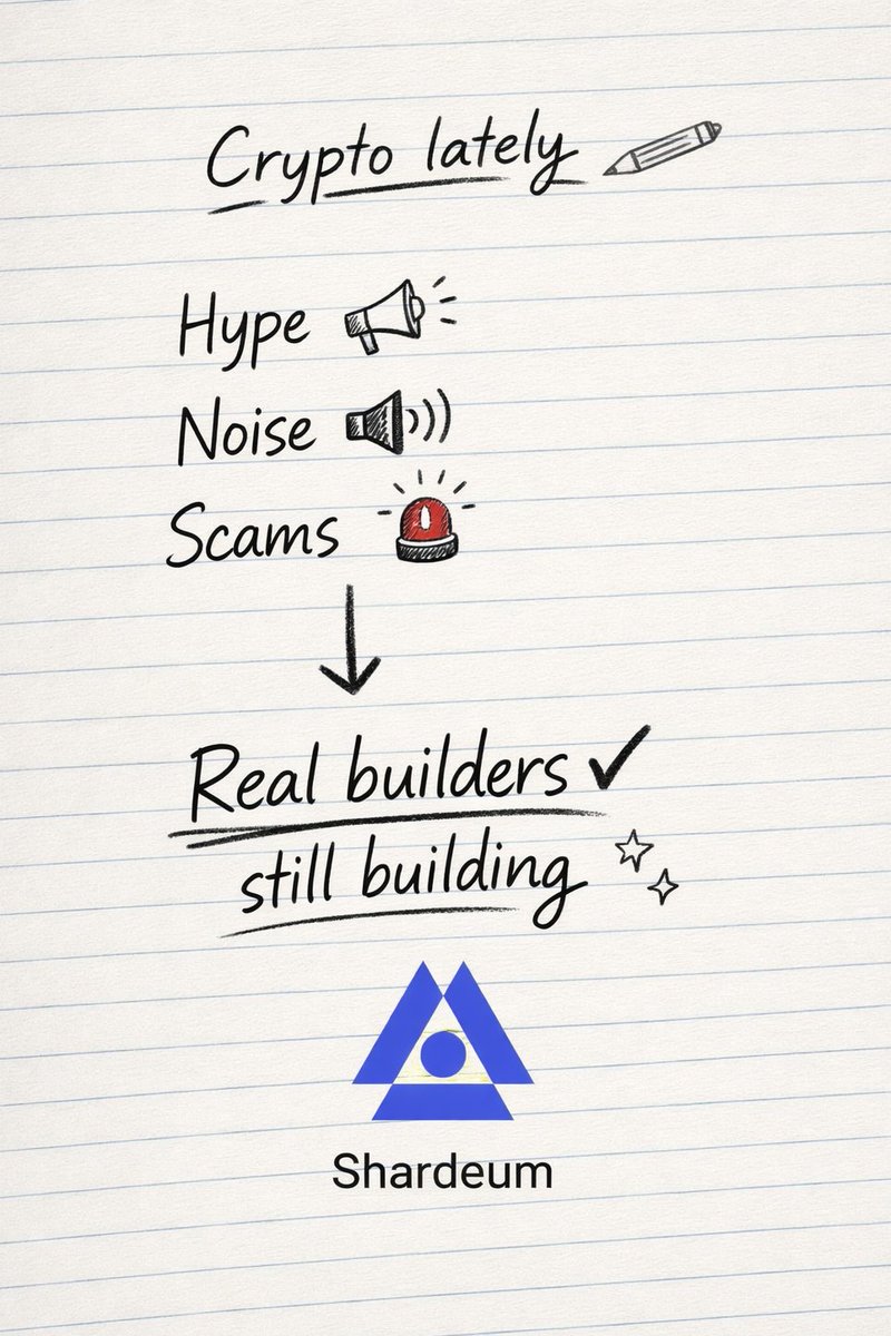 alonako31's tweet photo. Crypto is full of noise.
And sometimes full of scams.
That’s why real builders matter.

@shardeum

#ShardeumAmbassador https://t.co/vzyZlSsm08