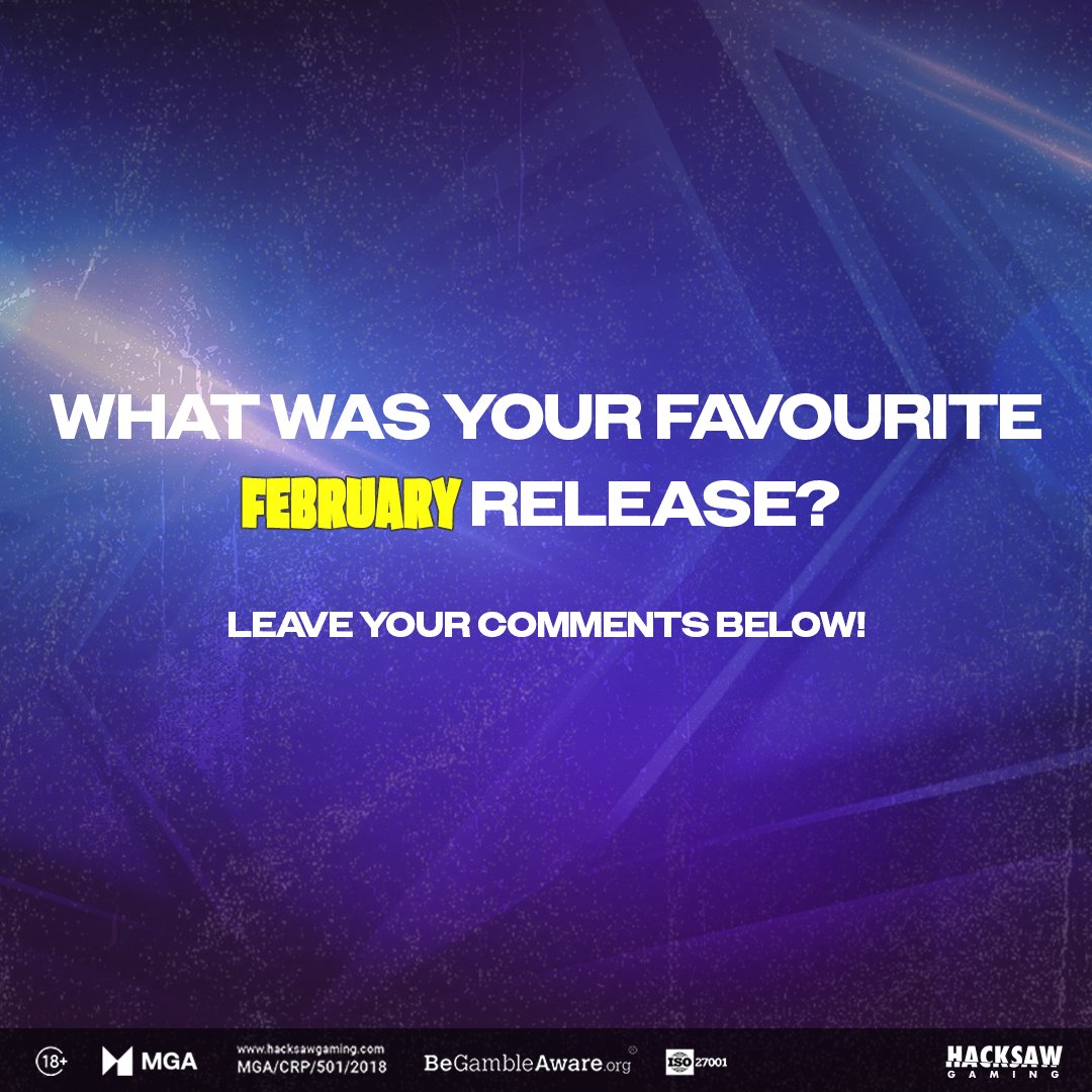 Hacksaw Gaming tweet media