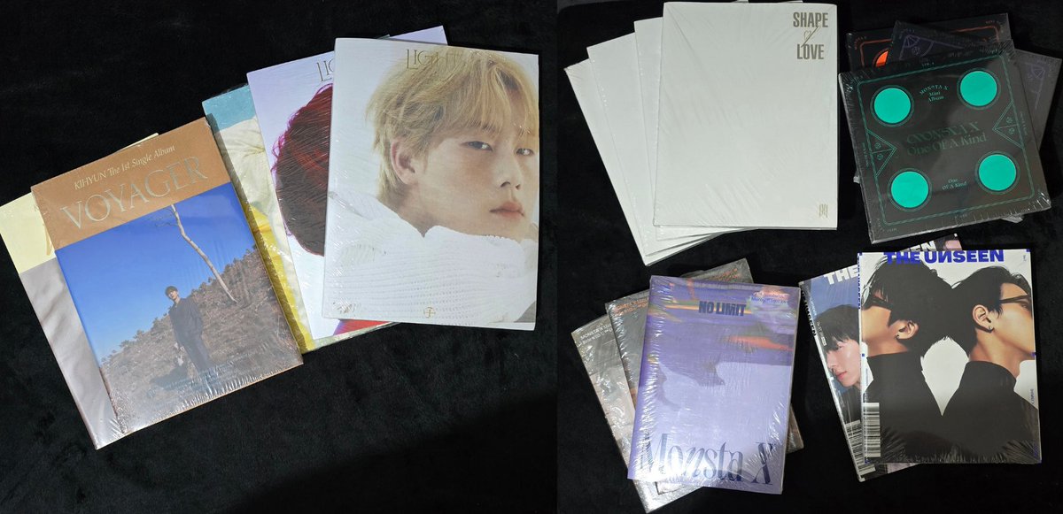[HELP RT] wts lfb
Monsta X Album 

Kihyun Voyager: 250 ea
Jooheon Lights Set: 500
The Unseen Set: 500
Shape of Love Set: 1,000
No Limit: 200 ea
One Of a Kind: 200 ea

— Sealed
— 5 days reservation
— free Lsf for purchase over 2,000 PHP

Dm to order 😊🍀

MOP: Gcash, BPI, UB,