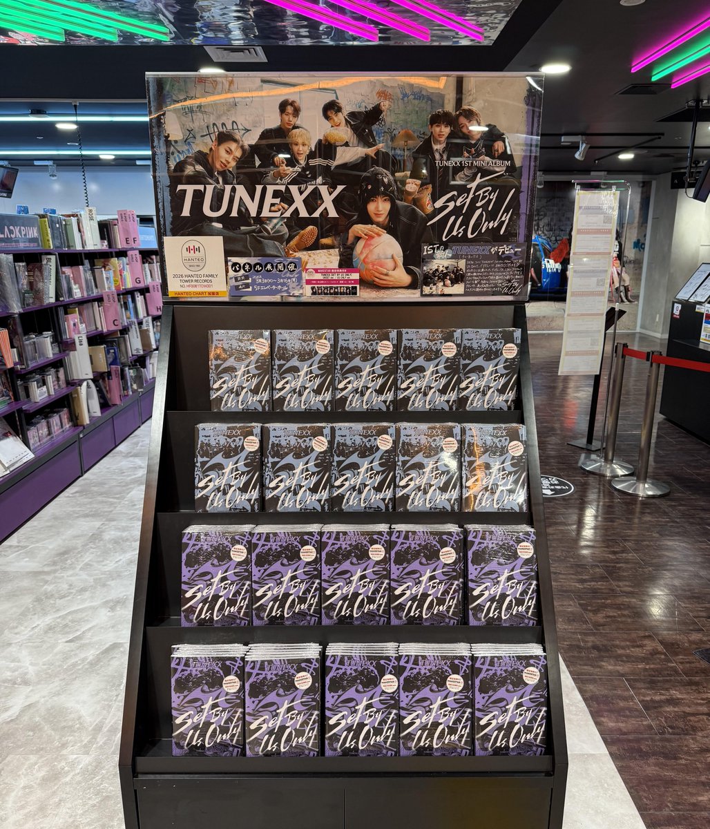 タワ渋MAKESTAR】 ／ #TUNEXX 1ST MINI ALBUM『SET BY US ONLY