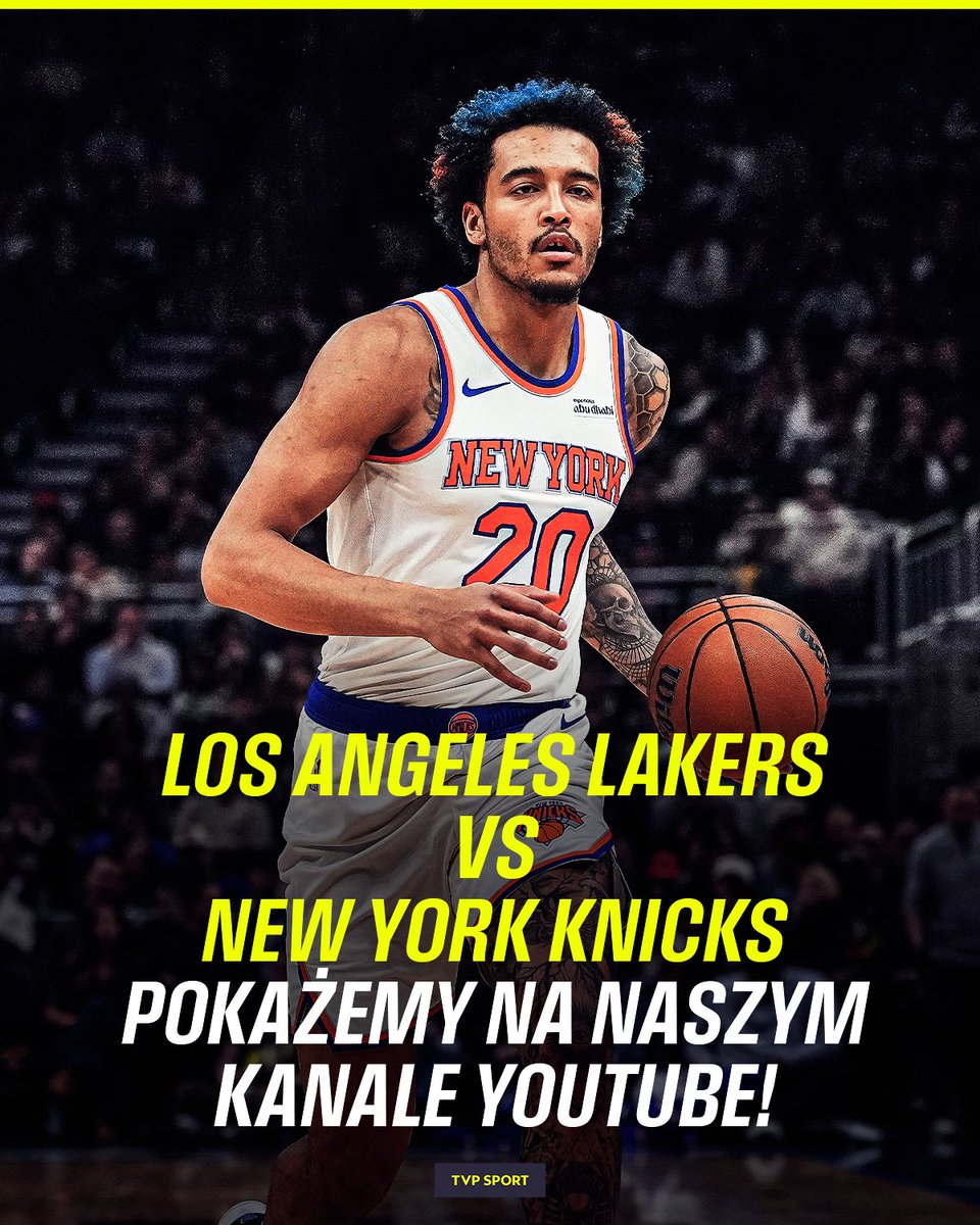 sport_tvppl's tweet photo. Mamy dobre informacje! 😎

Transmisja meczu Los Angeles Lakers – New York Knicks do obejrzenia 𝐧𝐚 𝐧𝐚𝐬𝐳𝐲𝐦 𝐤𝐚𝐧𝐚𝐥𝐞 𝐘𝐨𝐮𝐭𝐮𝐛𝐞 oraz na https://t.co/guExYnGgQF 🥰

📲 Niedziela, 20:25 ▶️ https://t.co/ObN1odWlJO https://t.co/3qlKqJVnUv