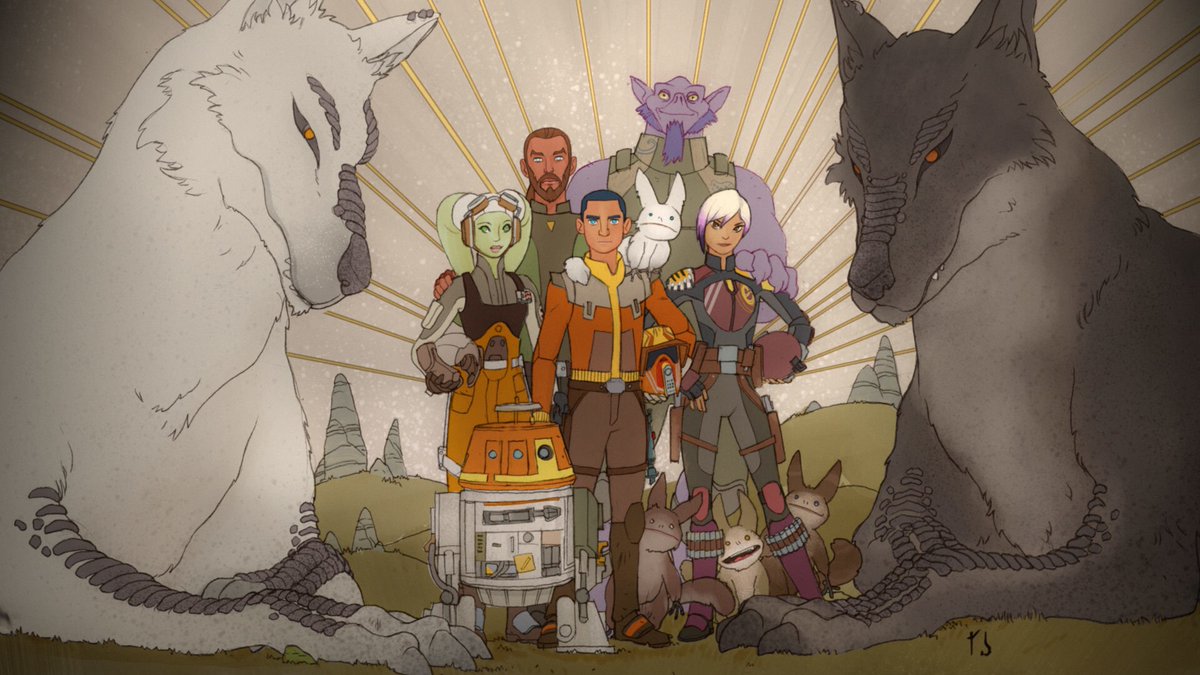 Hace 8 años se estrenaba el episodio final de #Rebels 🥺

En “Reunión familiar — y Despedida”, Ezra orquestaba la derrota de Thrawn con la ayuda de los purrgils, con quienes partía hacia un destino de otra galaxia: Peridea. Tras 4 temporadas, los Espectros liberaban Lothal.