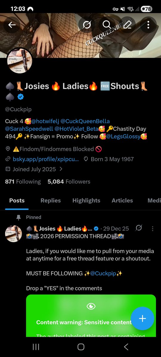 👢Sarah's Cuck🔥🆓️Shoutouts🔥👢 tweet media