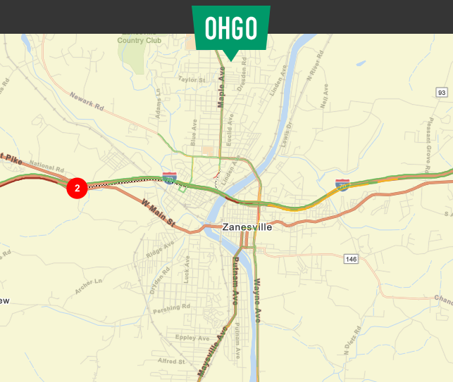 ODOT_EastCenOH's tweet photo. Muskingum County: I-70 East is CLOSED 0.3 miles beyond US-40/Zanesville to 1.4 miles beyond SR-60 South/SR-146 East/Seventh St (MM: 152.5), due to a crash. Use alternate routes, check https://t.co/G60UBoIZKu for real-time updates.
🚨Remember: #MoveOverSlowDown — it's the law. https://t.co/W8OboL5Fsd
