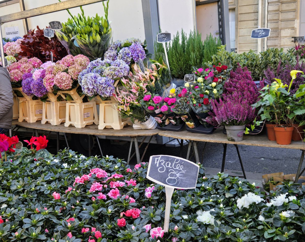 Marche President Wilson is splendid, one of the best markets in #Paris #foodie #TheParisEffect #flowers