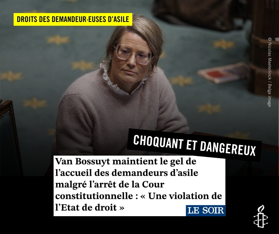 Amnesty Belgique FR ✊ tweet media