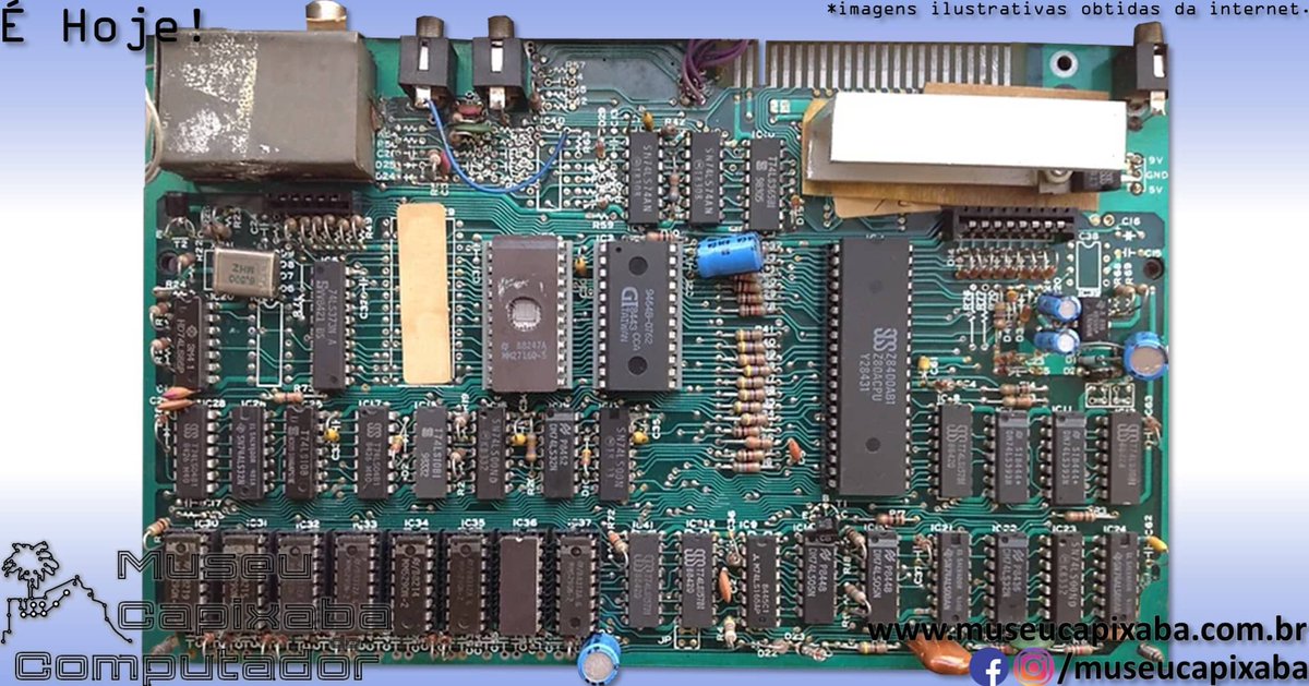 museucapixaba's tweet photo. É hoje! O microcomputador Microdigital TK-85 de 1983.
+em https://t.co/sJfNZeFbOB
#MuseuCapixaba #mcc #éhoje #museu #Retro #OnThisDay #AY38912 #GeorgeKovari #TomasKovari #Microdigital #TK82C #TK85 #Prológica #CP200 #ReservadeMercado #SinclairResearch #ZX80 #ZX81 #ULA #ZilogZ80 https://t.co/InRbDSV2aH