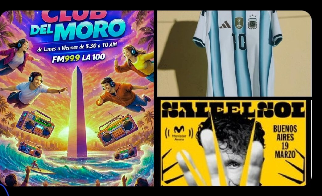 Jueves Y Se Va Terminando la Semana Con Mi Flia Radial #ElClubDelMoro <a href="/SANTIAGODELMORO/">SANTIAGO DEL MORO</a> <a href="/fercarlos75/">Fernando Carlos</a> <a href="/soymajulozano/">Maju</a> 🤩🥰😍😘 ... Me Anoto para ganar La Camiseta de la SELECCIÓN 🥰 😍 😘