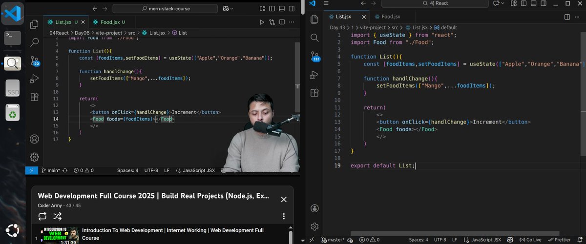 Manikya_Rathore's tweet photo. ✅ Day 43 of #Defence with @rohit_negi9 & @adityatandon02
Virtual DOM - Reconciliation algorithm O(n) Fiber architecture Diffing key list rendering Two phase rendering State batching stateNode references React compiler #ReactJS #JavaScript #WebDevelopment #MERN #DefenceChallenge https://t.co/2t6yCBWwBY