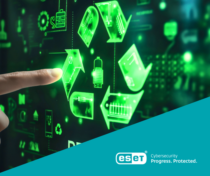 ESET_France's tweet photo. ♻️Le semaine du nettoyage numérique commence aujourd'hui ! Et si vous y participiez ? Sensibilisez vos proches, faites du tri dans vos newsletters, dans vos données et chouchoutez vos équipements électroniques : https://t.co/BLVj5xUeFp #DigitalCleanUpDay #cybersécurité https://t.co/SgtS50k8Sv