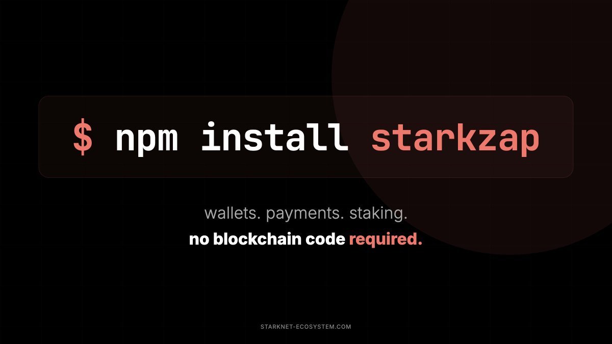 Starknet Ecosystem 🥷🏽 tweet media