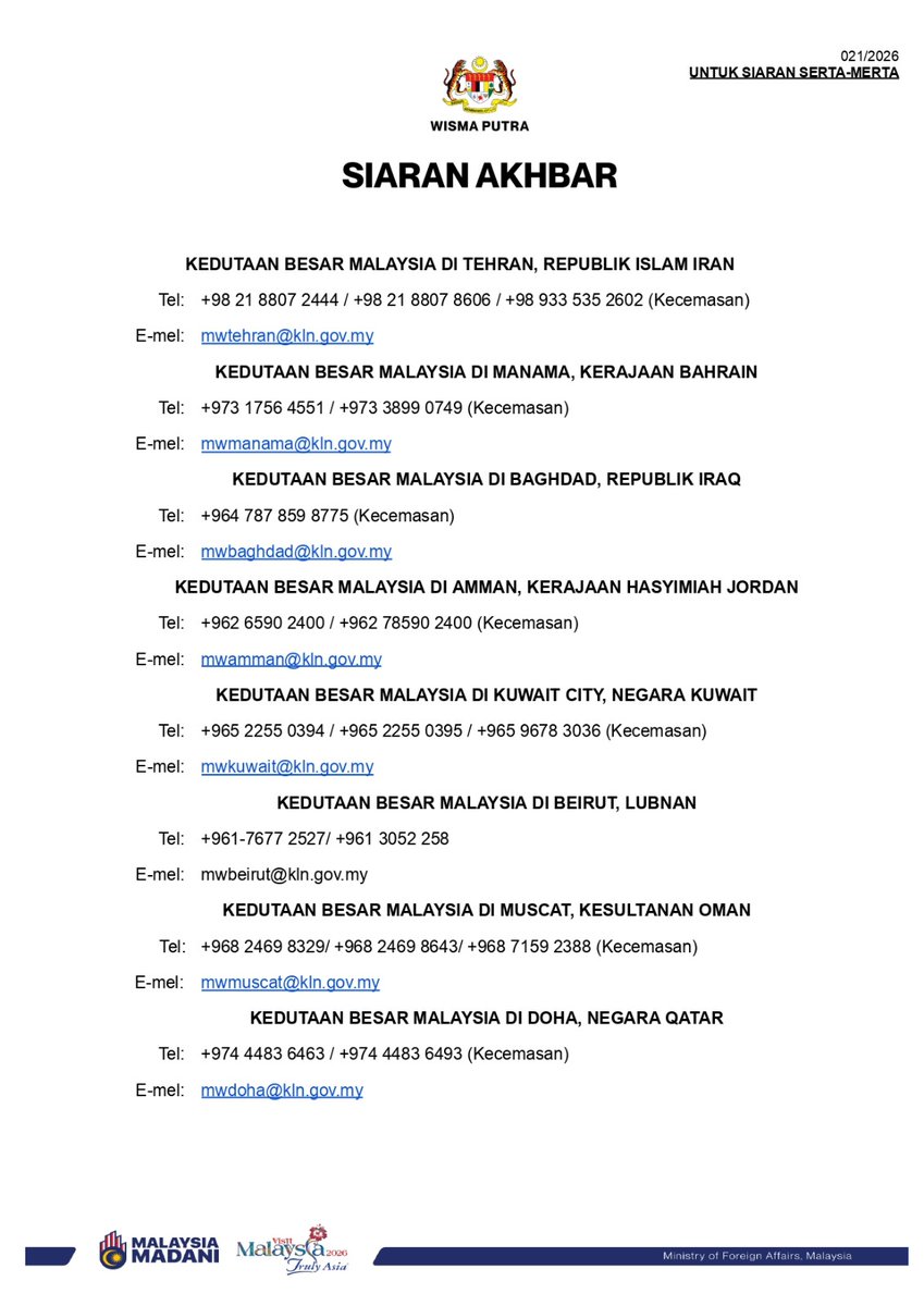 Wisma Putra tweet media