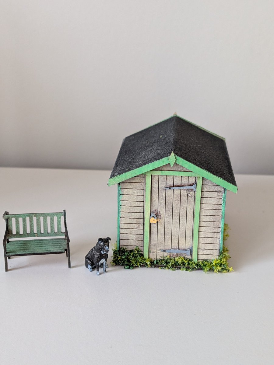 1wrightjojo's tweet photo. It did indeed take some time Lee @lnr_models but Hi from little shed! 💖🏡 https://t.co/n0fpxFZMJr