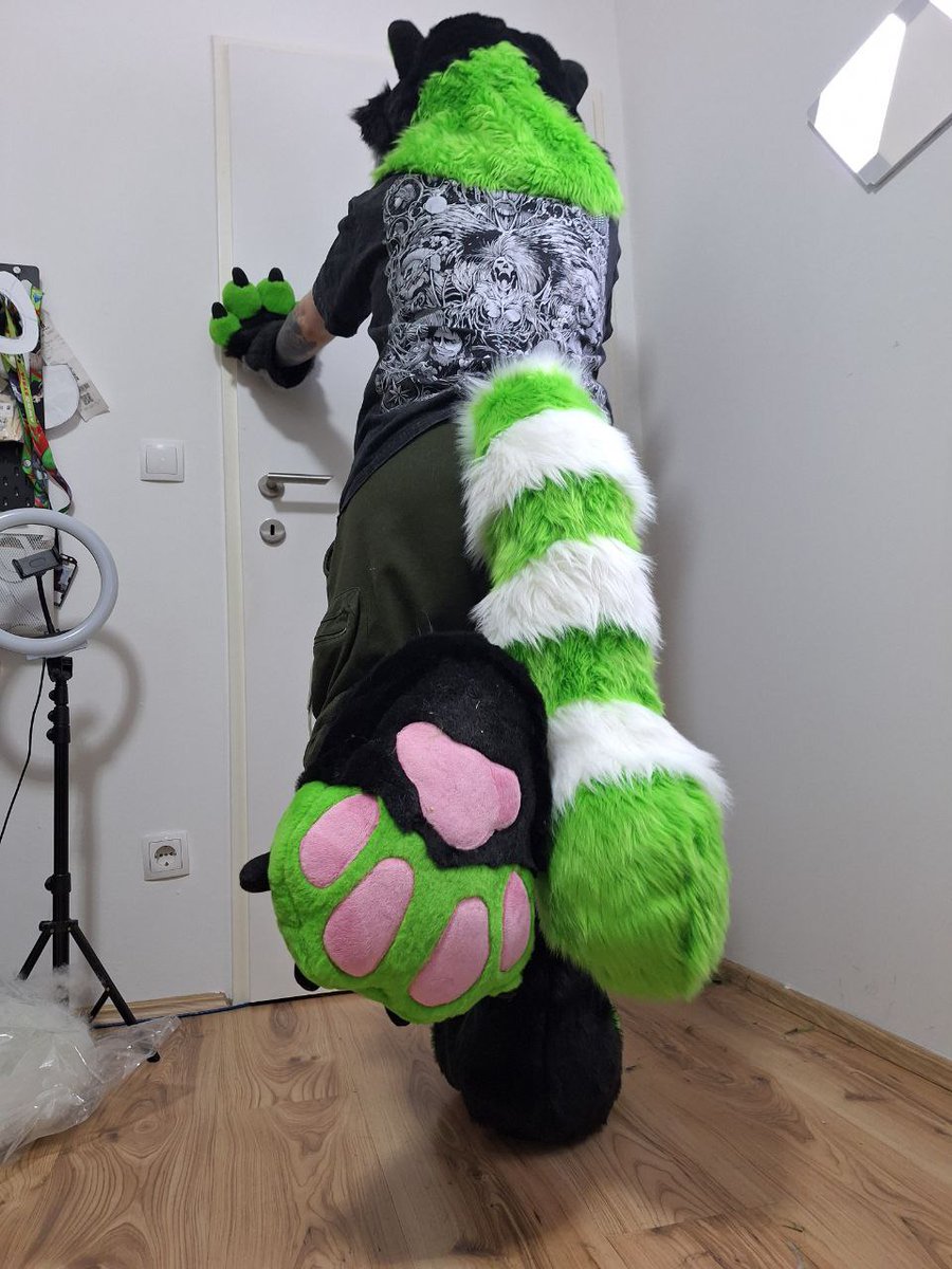 Renki the raccoon is finished for <a href="/RenkiRaccoon/">Renki</a>
.
#furry #furryfandom #Fursuitmaker #furries #Fursuitbuilder #fursuit #fursuitheadbase #raccoonfursuit