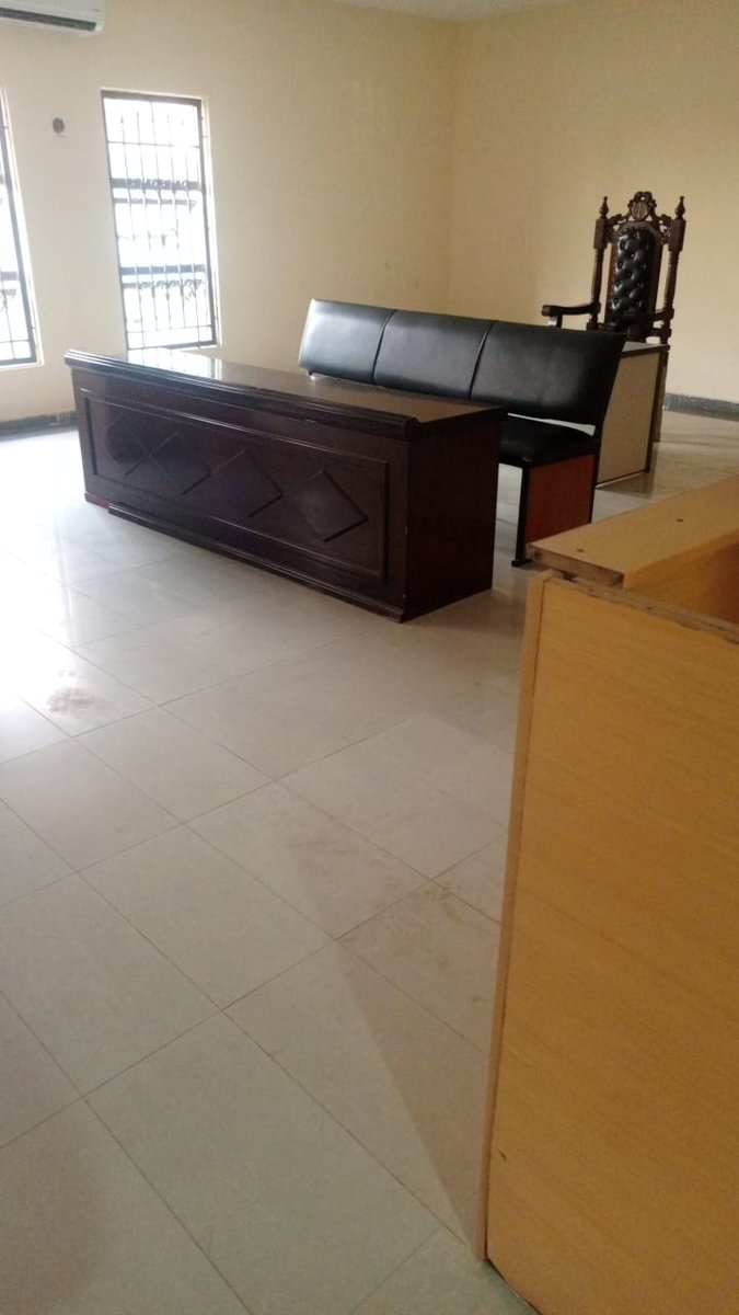 Mod33333's tweet photo. The Empty Courtroom: Justice Delayed or Justice Denied? against Elrufai 

Pictures of an empty court tell the real story. Despite adjourning the case for today, the Magistrate Court in Bwari did not sit, and the ICPC was nowhere to be found. Has the ICPC run away from the very court where they secured the order to detain Mallam Nasir El-Rufai? That order expires today, yet the gates of justice remain closed.
​The Federal Government seems remarkably quick to throw allegations into the media, yet strangely hesitant to step into a courtroom. This preference for "trial by media" over formal prosecution raises a significant red flag: if El-Rufai is truly corrupt, why is the FG afraid to prove it before a judge? Bypassing the judiciary in favor of public character assassination is a hallmark of tyranny, not a functioning democracy. This strategy of fear suggests a government in a state of panic, targeting the one man they seem unable to control through standard political means.
​By letting the detention order expire without a hearing, the state is effectively holding a citizen without valid legal backing. When state institutions like the ICPC avoid the courtrooms they initiated, it undermines the entire legal system. This isn't just about one man; it’s about whether the law applies to the government as much as it does to the people. If the evidence existed, the courtroom wouldn't be empty—it would be the scene of a trial. An empty court is the loudest admission of a weak case, as true justice is found in evidence and due process, not in headlines and tactical disappearances.

@ADCngcoalition @ADCVanguard_  @___Bils @Aashfinn2  @Bashir_GS  @SafeeyanM  @jrnaib2  @AliyuKwarbai  @dadeen__ @ishakaa @Laurestar