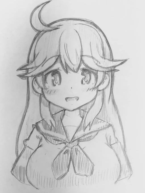 #これを見た人はアナログ絵とデジタル絵を貼ってください