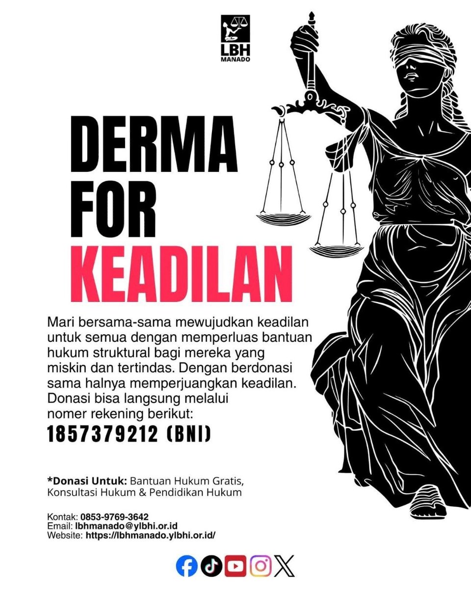 Lembaga Bantuan Hukum Manado tweet media