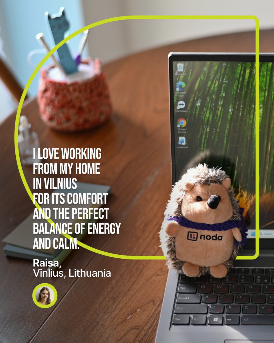 Nodapayments's tweet photo. Our open banking connections span borders – and so does our team! This week Hedgie 🦔 visits our colleagues in ES, PL and LT: from offices to home setups, there’s more than one way we make work… work.

#NodaTeam #RemoteCulture https://t.co/j7AmFcU1RD