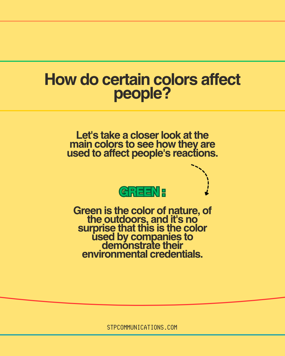 stpcomms's tweet photo. #Colours are fundamental in all aspects of #communication. They have a direct impact on stakeholders, affecting their emotions and how they react to certain messages. See here how they affect people. #colour #psychology Link to the blogpost: https://t.co/InJhLMx3z6 https://t.co/wpAkSn2CyV