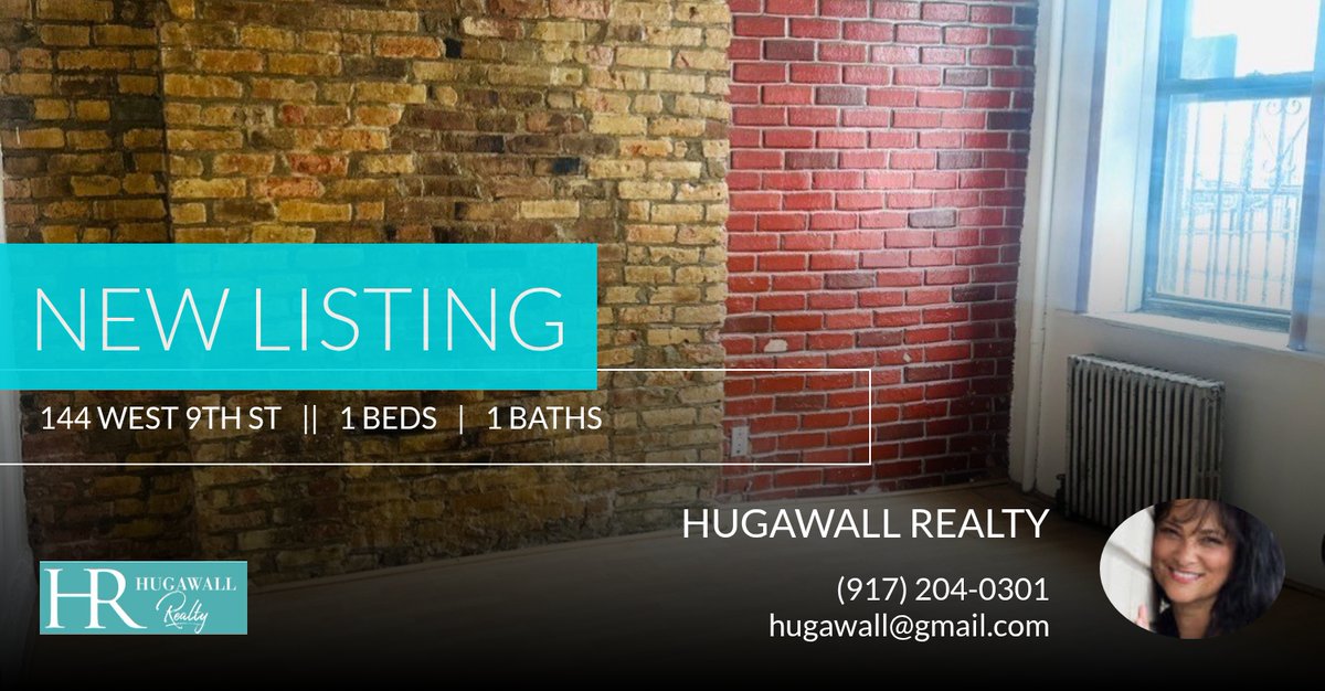 HugawallRealty's tweet photo. 📍 New Listing 📍 Take a look at this fantastic new property that just hit the market located at 144 West 9th St 1 in Brooklyn. Reach out here or at (917) 204-0301 for more information https://t.co/p0gF77HARR https://t.co/UscLisPVVx