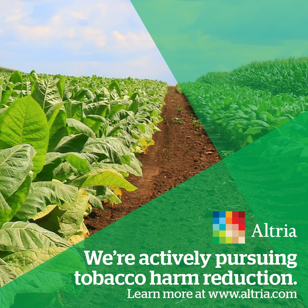 AltriaNews's tweet photo. At Altria, we’re pursuing evidence‑based tobacco harm reduction by applying scientific research and innovation to advance a portfolio of smoke‑free products for adults who choose to use nicotine.
Learn more at https://t.co/M0RXqtxXbv.
#Innovation #MovingBeyondSmoking #HarmReduction