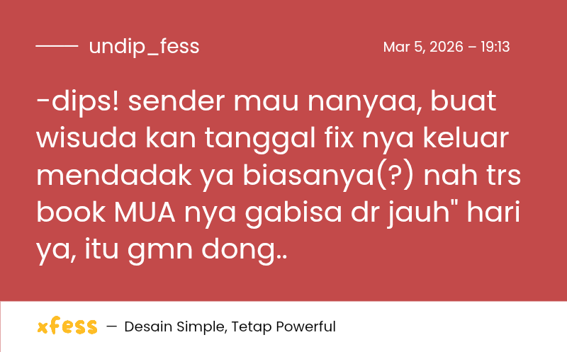 UNDIP MENFESS tweet media