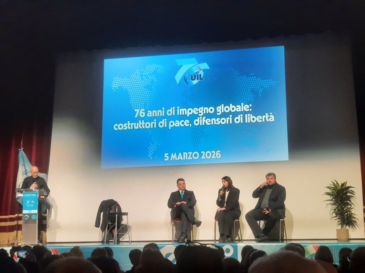 UIL, 76 ANNI DI IMPEGNO GLOBALE: INIZIATIVA AL TEATRO SALA UMBERTO DI ROMA
In una fase caratterizzata da profonda incertezza geopolitica, economica e sociale, abbiamo voluto valorizzare la dimensione internazionale della UIL, da sempre parte integrante della nostra identità.