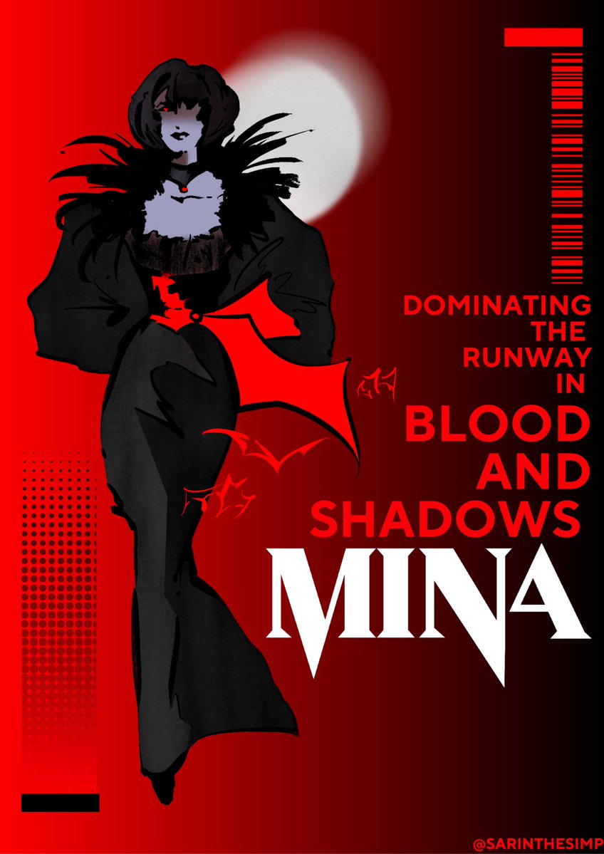 mina from deadlock if she served runway
#deadlockfanart #Deadlockgame