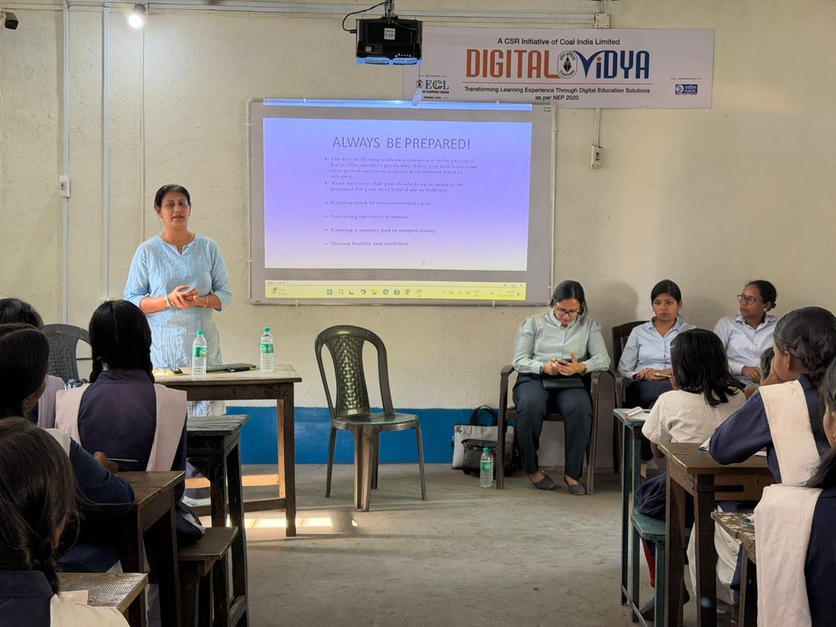 easterncoal's tweet image. Special thanks to our dedicated volunteers — Ms. Sumedha Bharti, Namita Majhi Soren, Nilu Das, Poulami Mukherjee, and Suman Beldar — for making the event a success.
Together, we continue to inspire, educate, and empower the next generation.
#ECL #TeamECL #CoalIndia