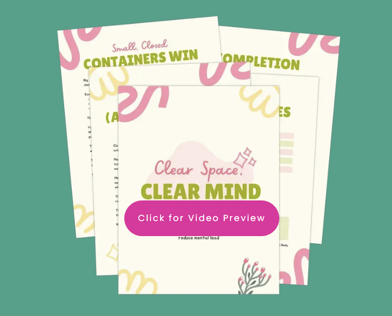 Thrive Anywhere has released this month’s new guide, "Clear Space, Clear Mind," a 7-day mini declutter reset designed to reduce mental load without a full home overhaul: lorenebiz.com/ThriveMembersh…