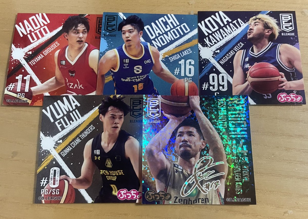 LeeeeeeRty's tweet photo. Bリーグ ぷっちょ 交換

【譲】  川真田紘也 藤井祐眞 篠山竜青 岸本隆一 宇都直輝

【求】  ノーマル 西村文男 湧川颯斗 齋藤拓実
          レア  西田優大  富樫勇樹

郵送での交換希望です。
お気軽にお声がけお願いいたします。 https://t.co/fVMFvkR5H2