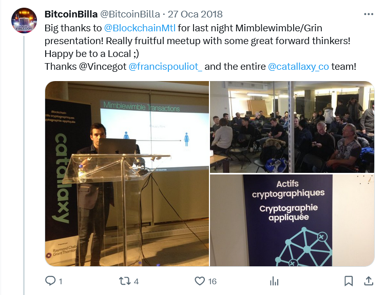 Grinfig's tweet photo. Another lie from   a pathetic OG Bitcoin clown 🤡
he endorses ANDY backs blockstream liquid centralized shit  token And wef funded lightning network as btc  Privacy.
This guy is a secret Grin miner also 
 NGU simp for govts,shill btc to you but secretly follow GRIN.
Exposed 🚔 https://t.co/Gubd44B6rj