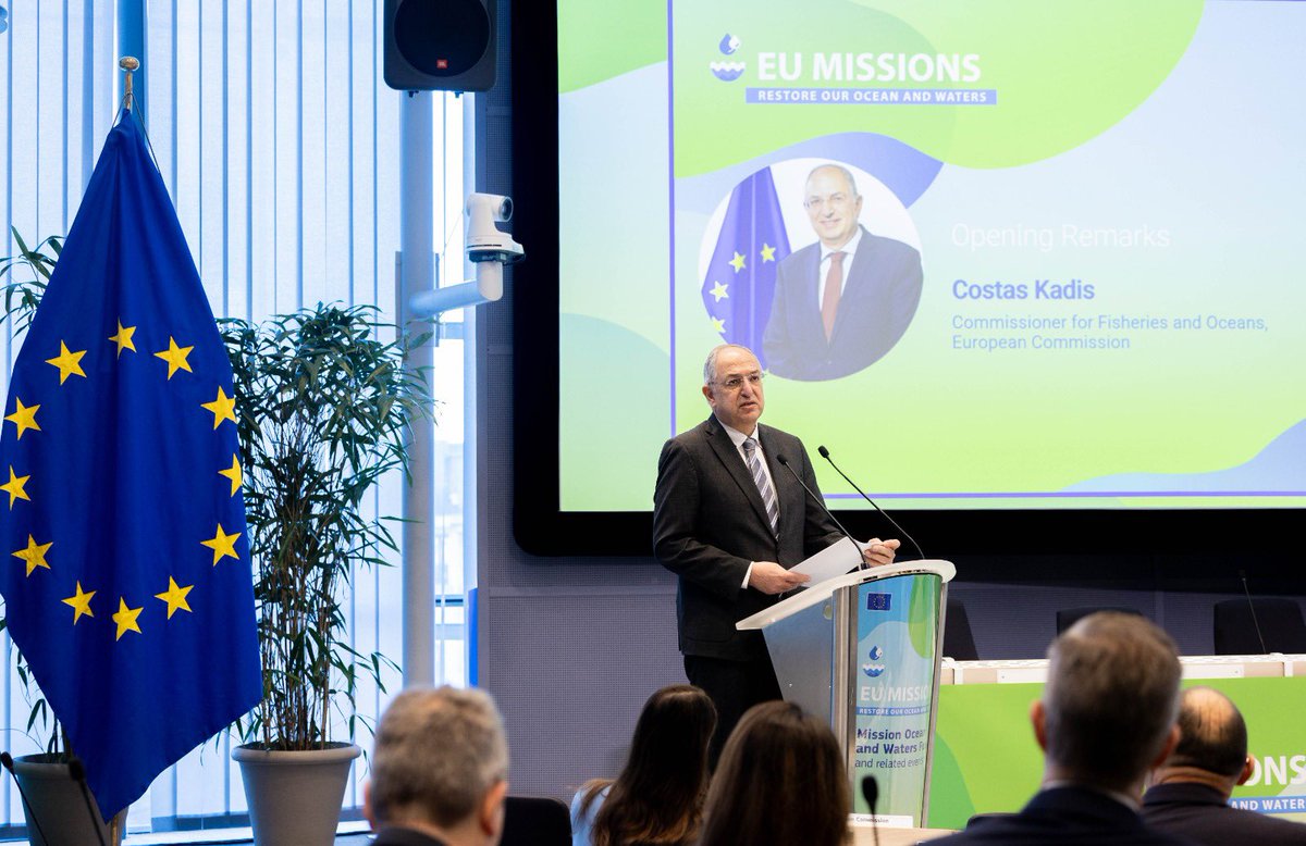 CostasKadis's tweet image. Now is the time to scale up, partner up, and turn ambition into irreversible progress.
At the 4th annual Forum of the Mission “Restore our Ocean and Waters” during #EuropeanOceanDays, 🇪🇺 shows what collective action truly looks like.
€400M+ invested. 1,000+ Charter signatories.